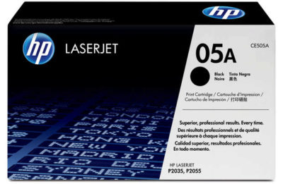 HP 05A Black Original LaserJet Toner Cartridge (CE505A)